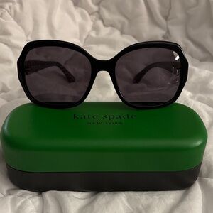Kate Spade Black Oversized Sunglasses